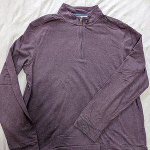 Blue Large Mens Quarter Zip